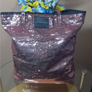 Victoria's Secret Sparkling Pink Tote